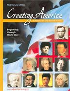Creating America A History of the United States Ww1 cover