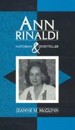 Ann Rinaldi Historian and Storyteller cover
