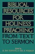 Biblical Resources for Hol-Set: cover