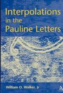 Interpolations in the Pauline Letters cover