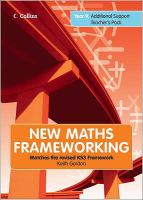 New Maths Frameworking - Year 9 cover