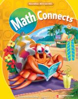 Math Connects, Kindergarten, Student Edition Flip Book  (volumestudent) cover