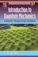 Introduction to Quantum Mechanics- in Chemistry Materials Science and Biology cover