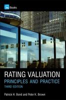 Rating Valuation : Principles and Practice cover