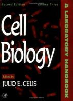 Cell Biology A Laboratory Handbook (volume3) cover