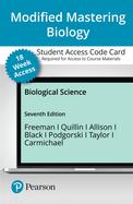 Modified Mastering Biology with Pearson eText Access Code (18 Weeks) for Biological Science cover