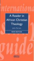 Reader in African Christian Theology cover