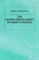 Human Predicament in Hardy's Novels cover