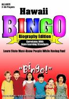Hawaii Bingo Biography Edition cover