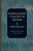 Kierkegaard's Concept Of Despair cover