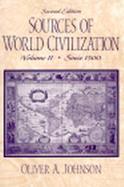 Sources of World Civilization, Volume II: Since 1500 cover
