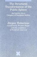 Structural Transformation of the Public Sphere An Inquiry into a Category of Bourgeois Society cover