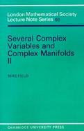 Several Complex Variables and Complex Manifolds cover
