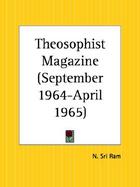 Theosophist Magazine September 1964-April 1965 cover