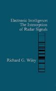 Electronic Intelligence The Interception of Radar Signals cover
