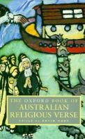 The Oxford Book of Australian Religious Verse cover