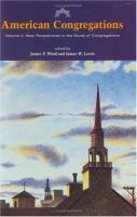 American Congregations New Perspectives in the Study of Congregations (volume2) cover