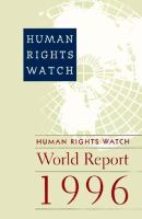 Human Rights Watch World Report 1996 cover