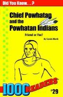 Chief Powhatan and the Powhatan Indians Friend or Foe cover