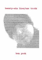 Twenty-six Lies/One Truth cover