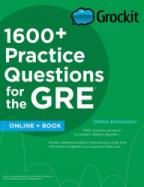 Grockit 1600+ Practice Questions for the GRE cover
