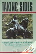 Taking Sides: American History cover