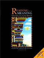 Reading With Meaning Strategies for College Reading cover