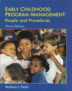 Early Childhood Program Management: People and Procedures cover