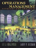 Operations Management: Strategy and Analysis cover