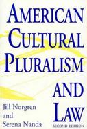American Cultural Pluralism and Law cover