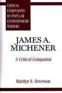 James A. Michener A Critical Companion cover