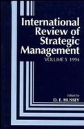 International Review of Strategic Management (volume5) cover