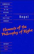 Elements of the Philosophy of Right cover