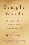 Simple Words Thinking About What Really Matters in Life cover