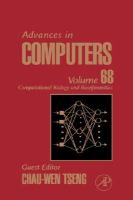 Advances in Computers Computational Biology and Bioinformatics (volume68) cover