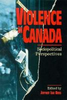 Violence in Canada: Sociopolitical Perspectives cover