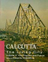 Calcutta: The Living City, 2 Vol. Set: Vol. 1: The Past cover