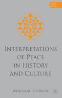 Interpretations of Peace in History and Culture cover