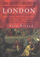 Dr. Johnson's London Life in London 1740-1770 cover