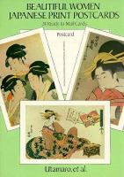 Beautiful Women Japanese Print Postcards cover