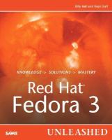 Red Hat Fedora 3 Unleashed cover