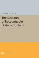 The Structure of Recognizable Diatonic Tunings cover