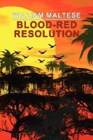 Blood-red Resolution cover