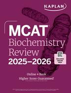 MCAT Biochemistry Review 2025-2026 : Online + Book cover