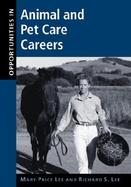 Opportunities in Animal and Pet Care Careers cover