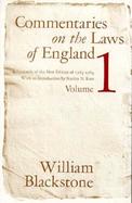 Commentaries on the Laws of England A Facsimile of the First Edition of 1765-1769 (volume1) cover