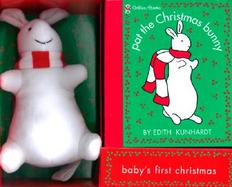 Christmas Book and Bunny with Plush cover
