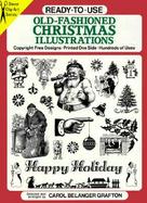 Ready-To-Use Old-Fashioned Christmas Illustrations Copyright-Free Designs, Printed One Side, Hundreds of Uses cover