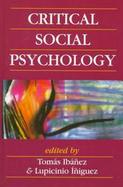 Critical Social Psychology cover