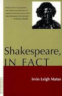 Shakespeare, in Fact cover